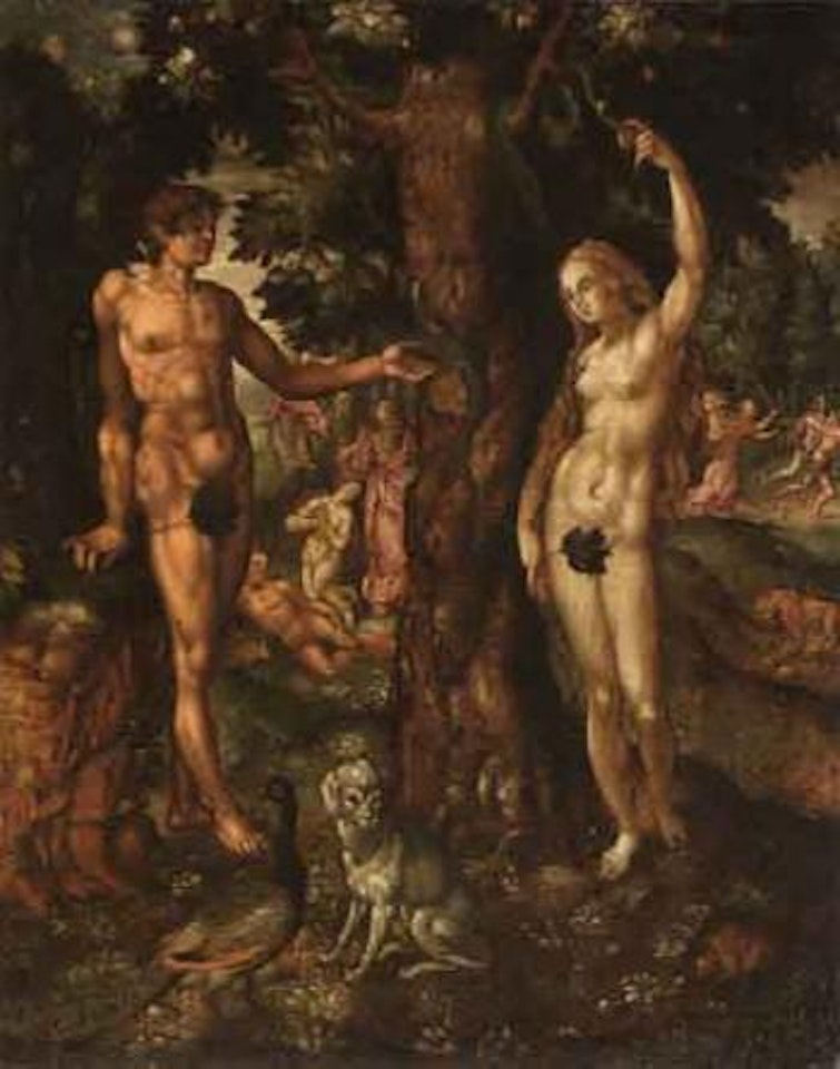 Adam and Eve in Paradise by Hendrick de Clerck