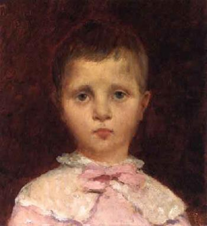 Portrait of the artist's nephew by Paul Désiré Trouillebert