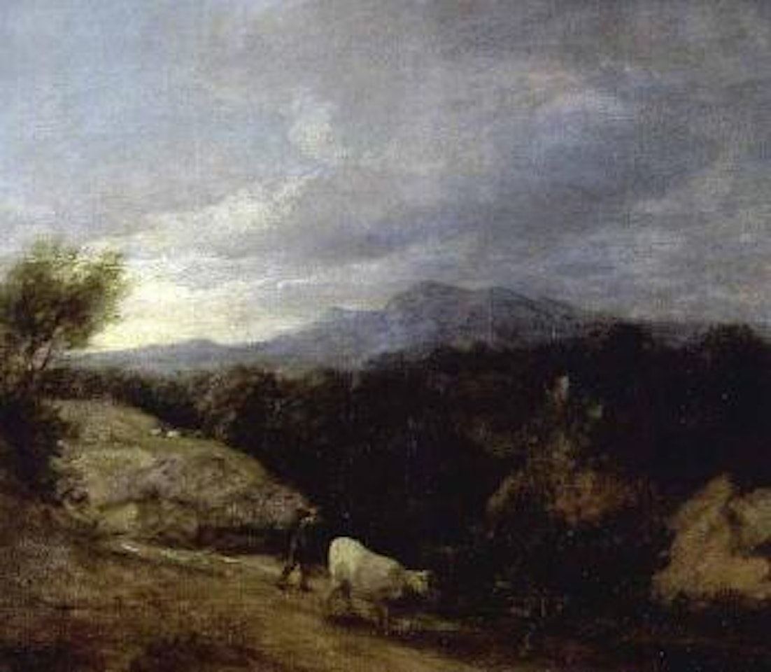 Extensive wooded upland landscape by Thomas Gainsborough
