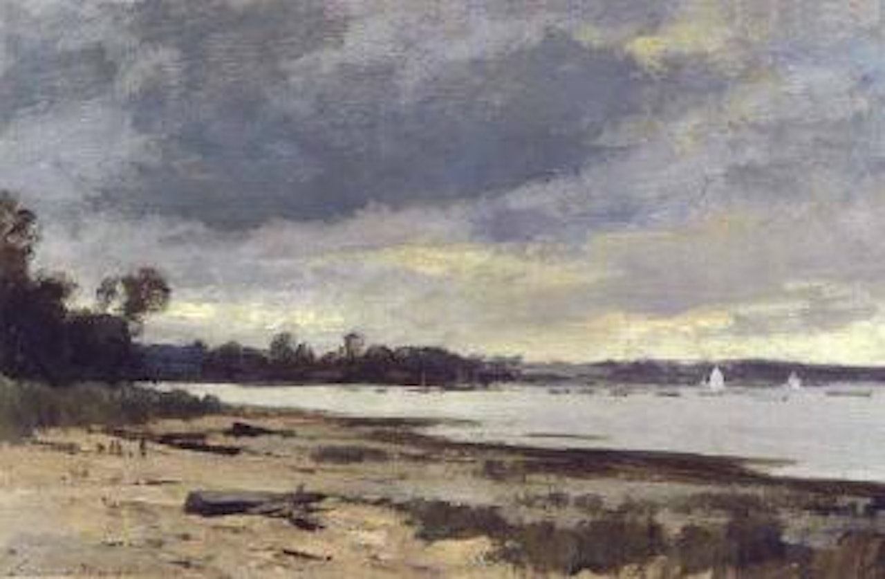 Orwell, Pin Mill by Edward Seago