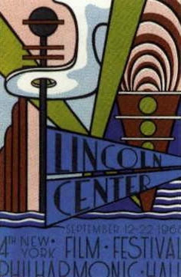 Lincoln center poster by Roy Lichtenstein