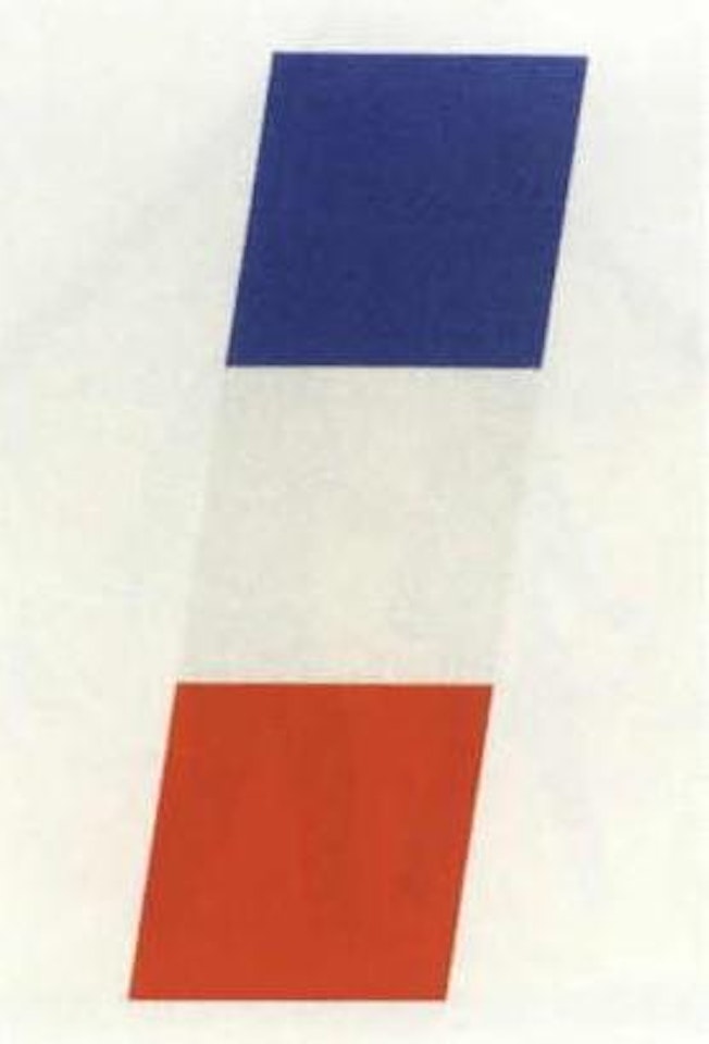 Blue/white/red by Ellsworth Kelly