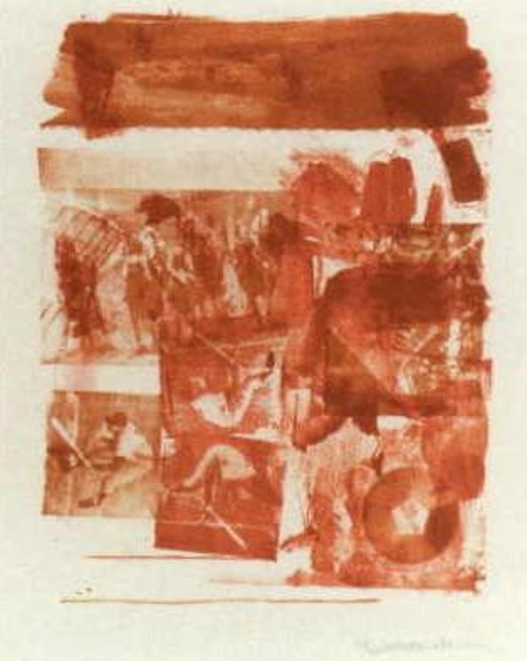Stunt man III by Robert Rauschenberg