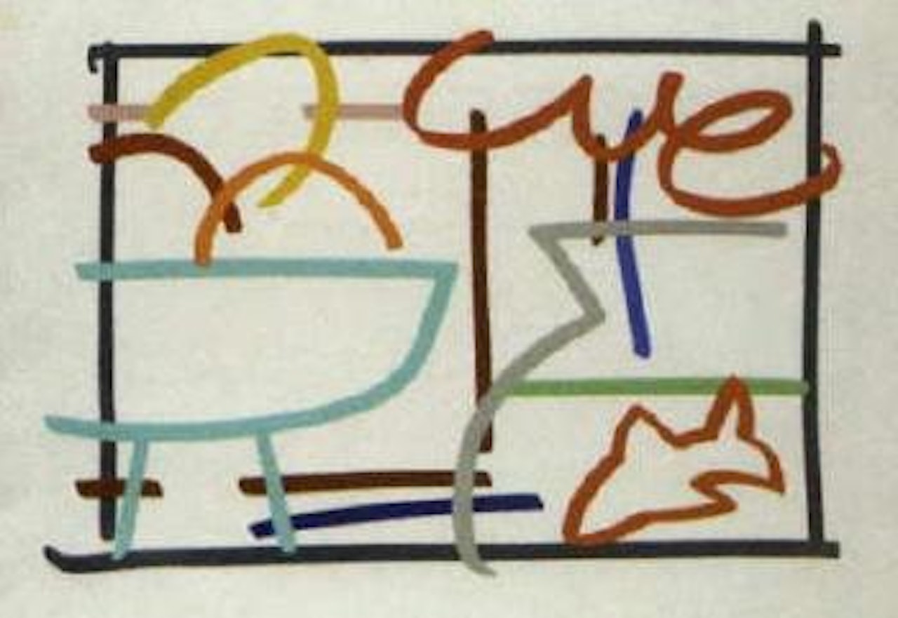 Fast sketch still life with fruit and goldfish by Tom Wesselmann