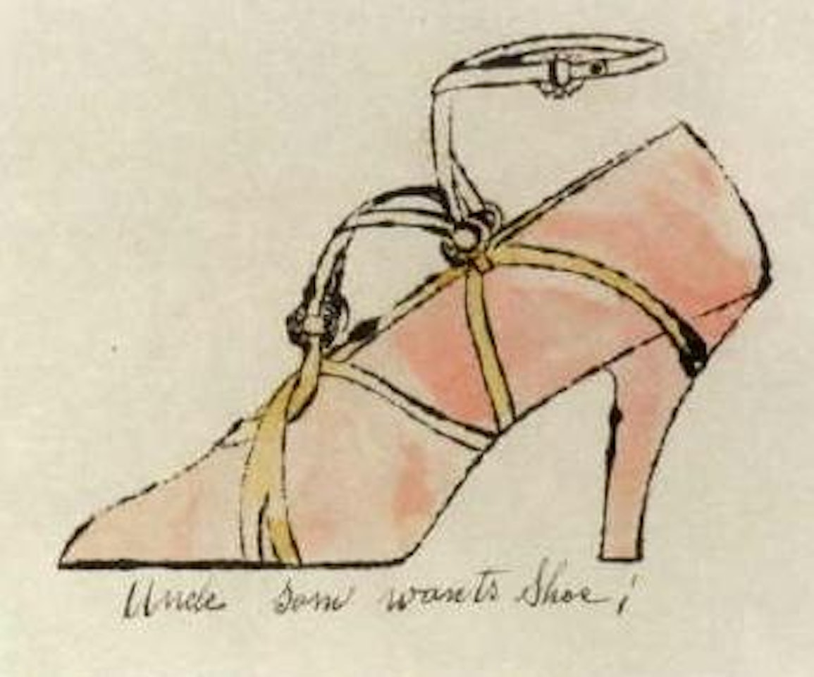 Uncle Sam wants shoe by Andy Warhol