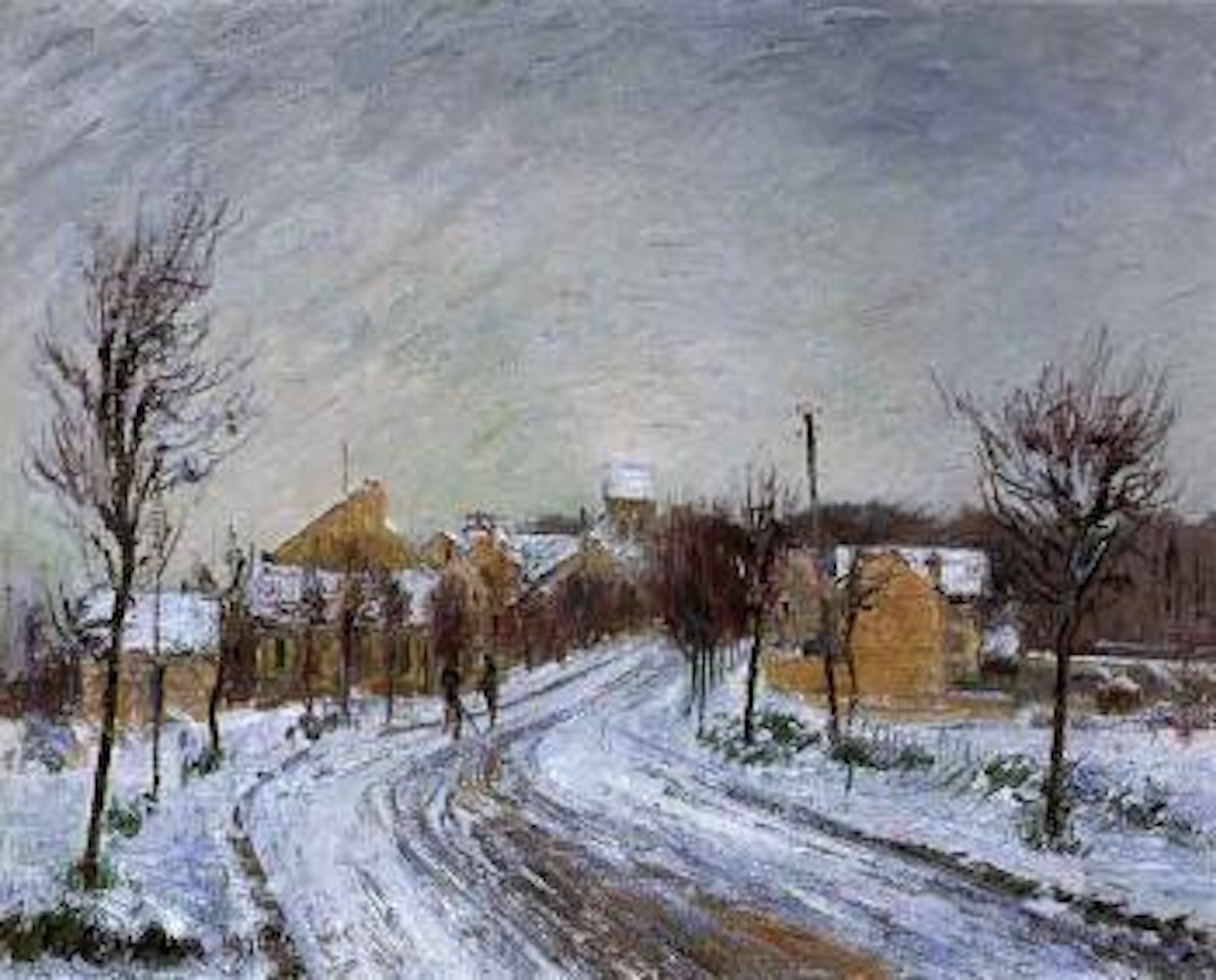 Neige a Saint-Ouen-l'Aumone by Gustave Loiseau