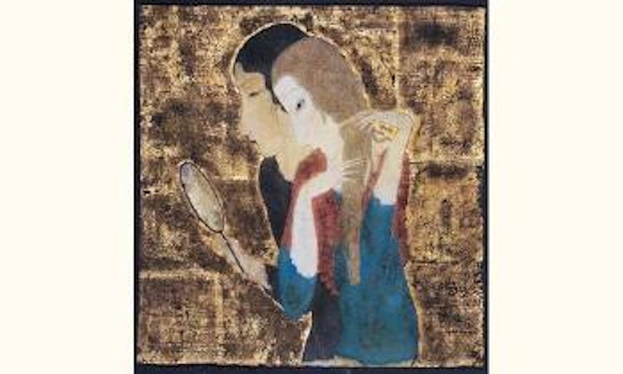 Jeune femme blonde by Leonard Tsuguharu Foujita