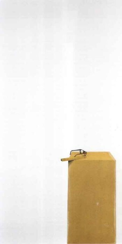 Meter and cube by Michelangelo Pistoletto