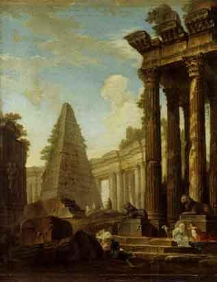 Caprice de ruines by Hubert Robert