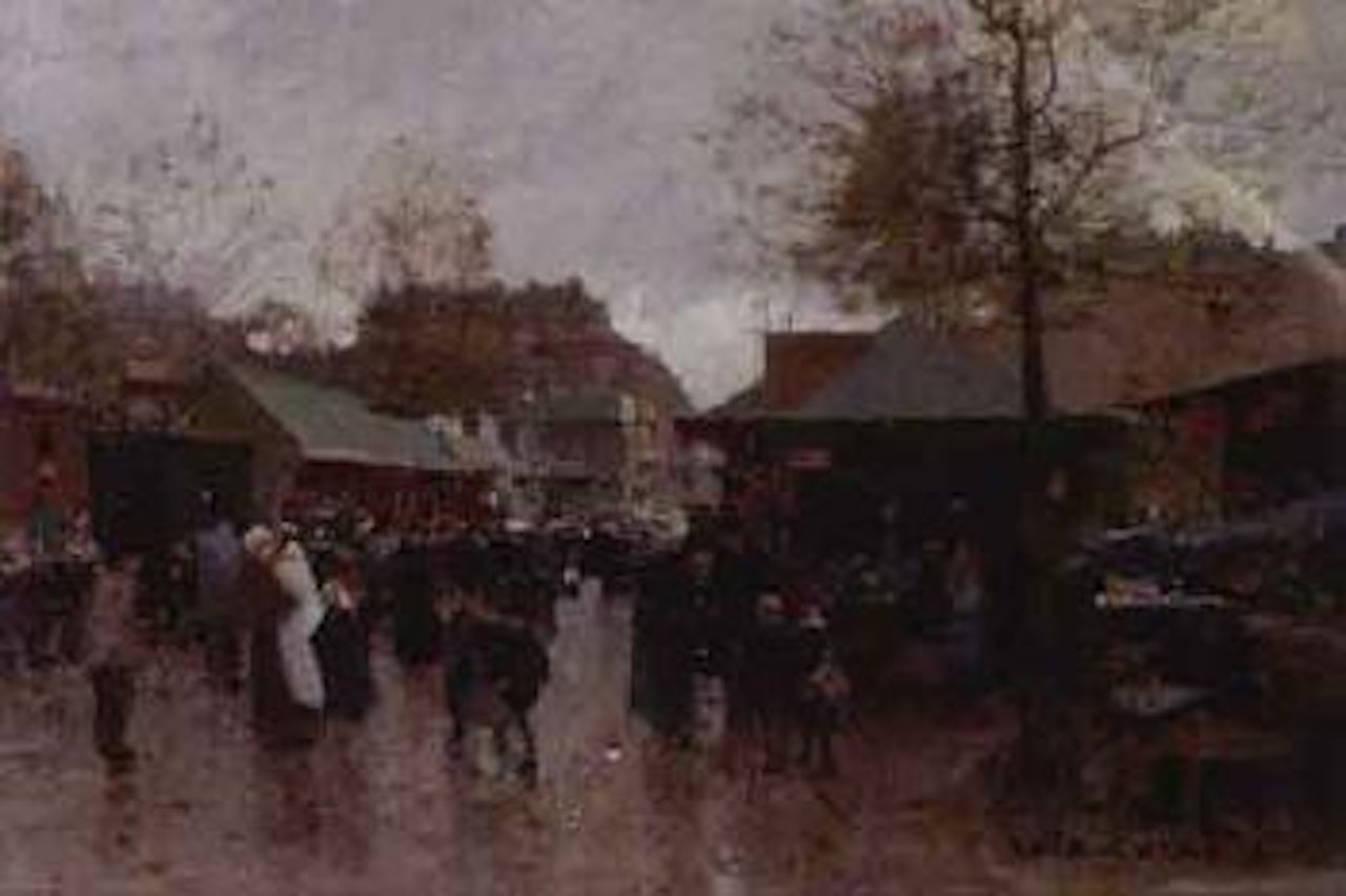 Le marche aux puces by Luigi Loir