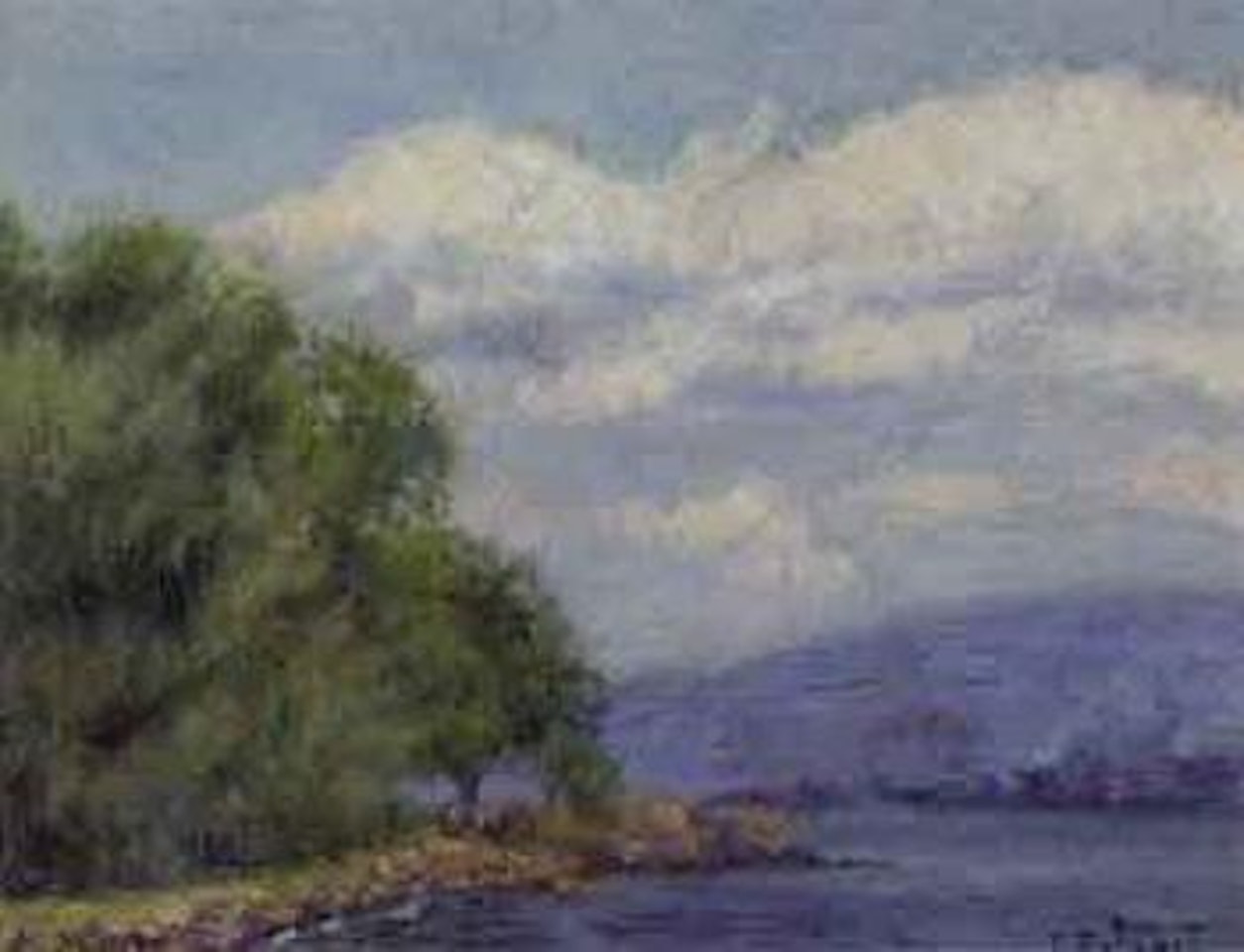 Hudson Valley landscape by Edward Henry Potthast