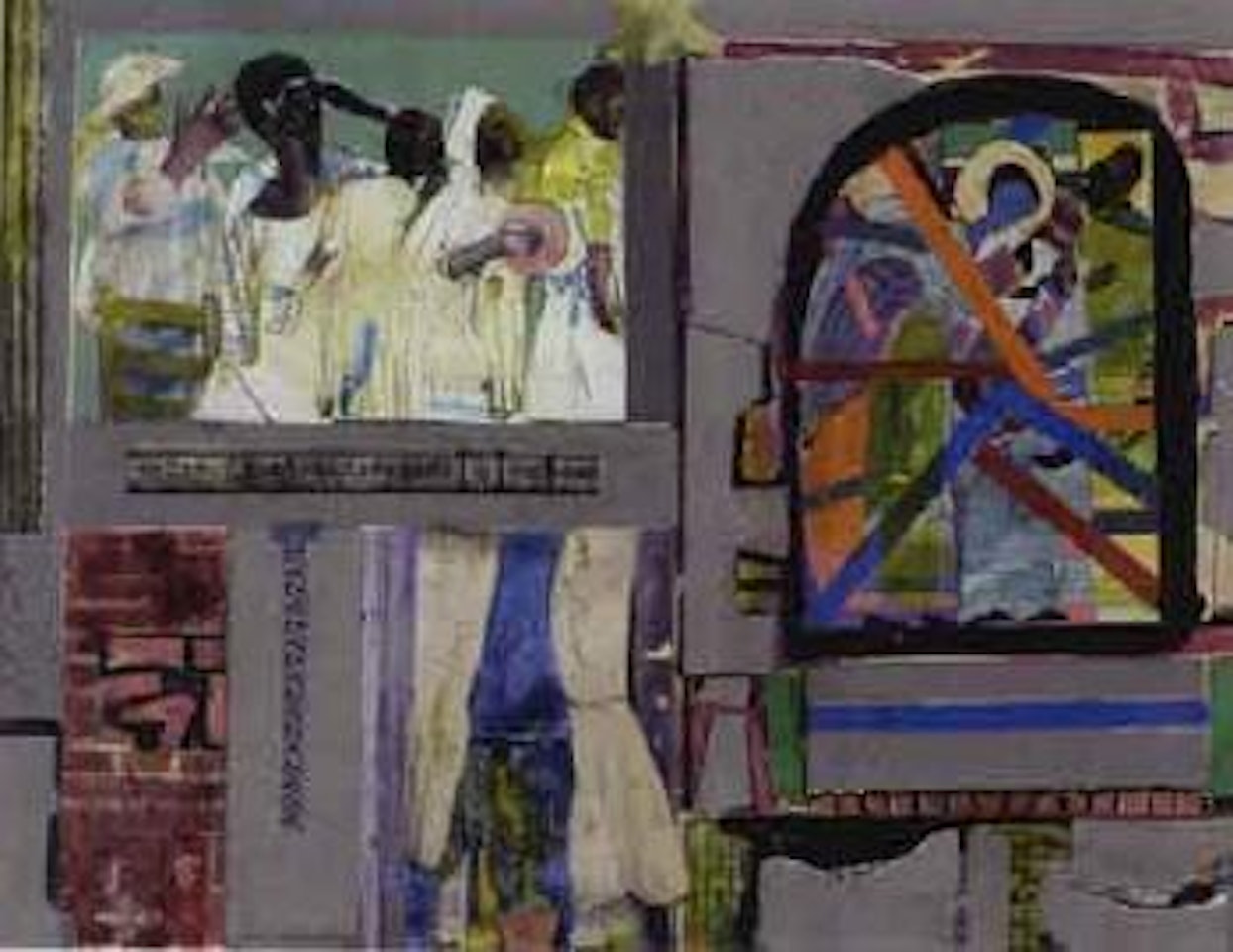 Stained glass dimensions by Romare Bearden
