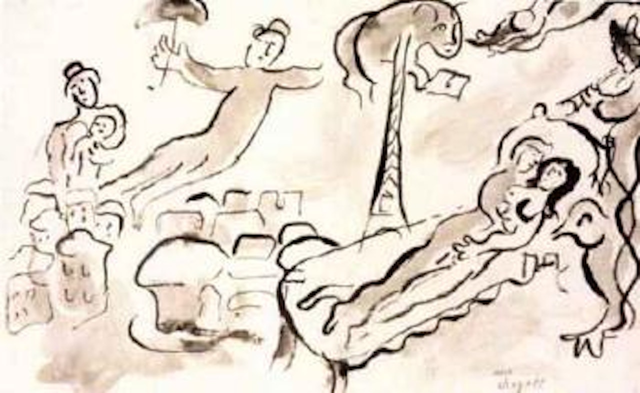 La joie de vivre by Marc Chagall