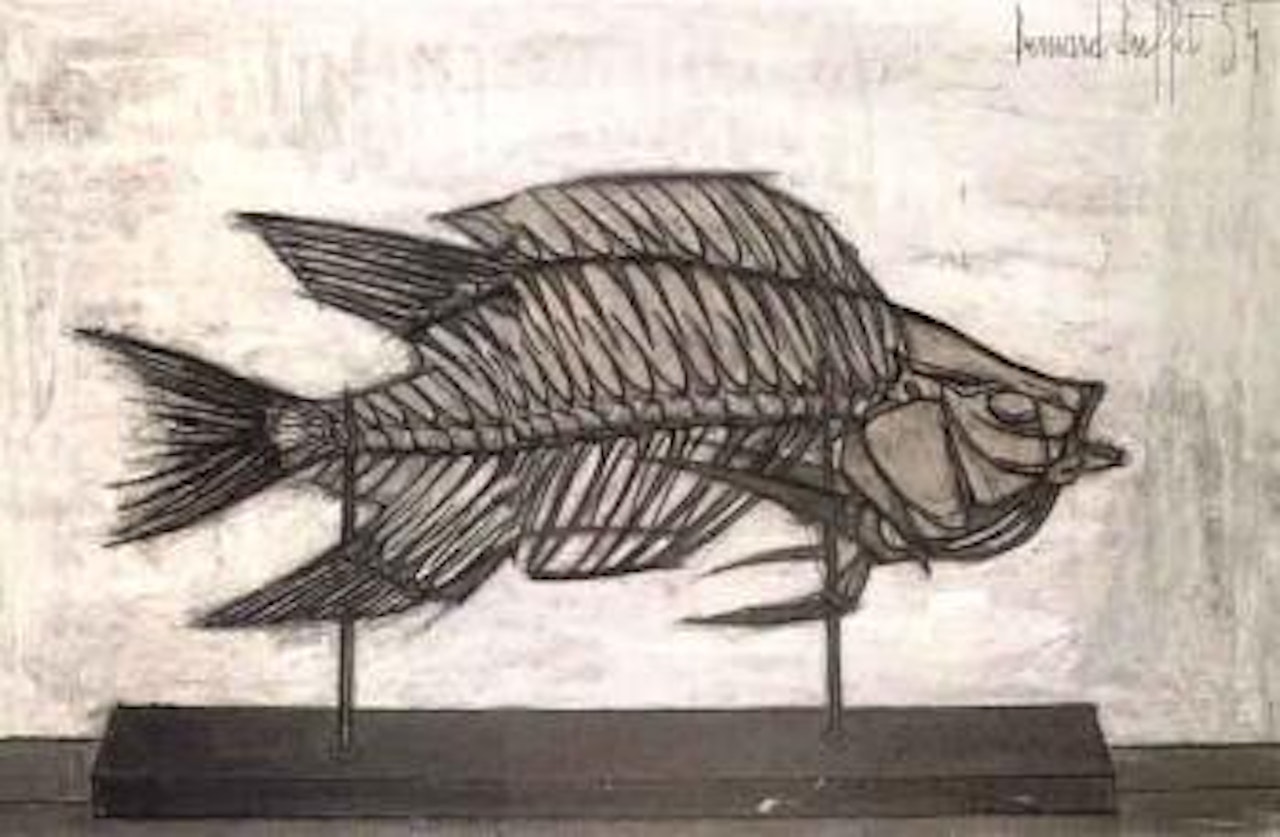 Squelette de poisson by Bernard Buffet