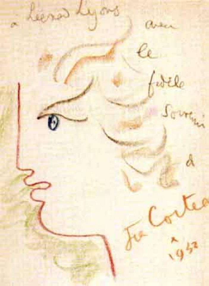 Profil d'homme by Jean Cocteau