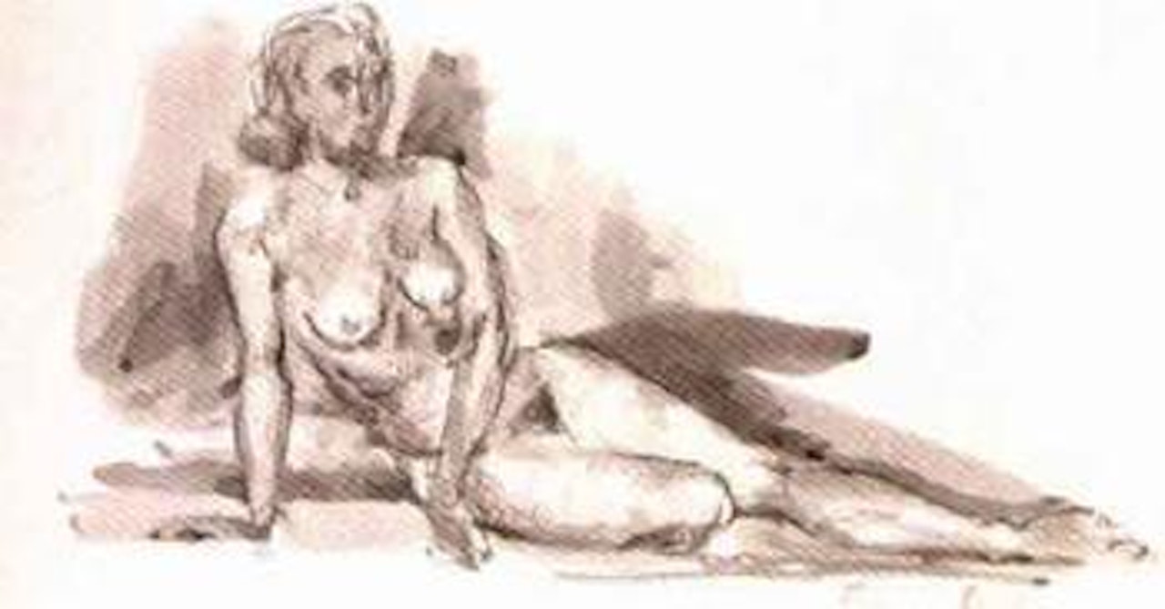 Nu allonge by Francis Picabia