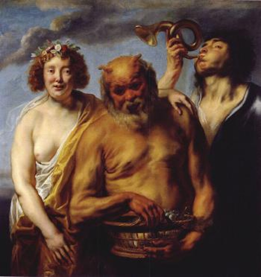 Flora, Silenus and Zephyr by Jacob Jordaens