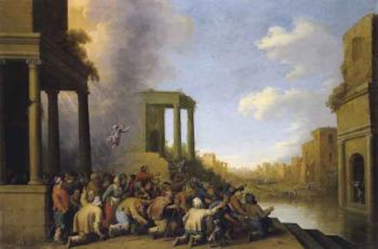 The sick at the Pool of Bethesda by Joost Cornelisz Droochsloot