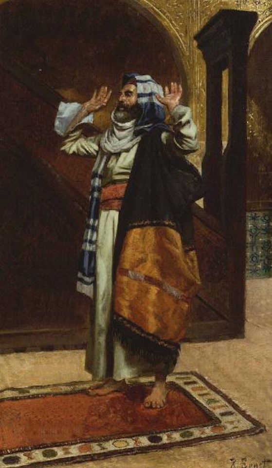 Praying Arab by Rudolf Ernst