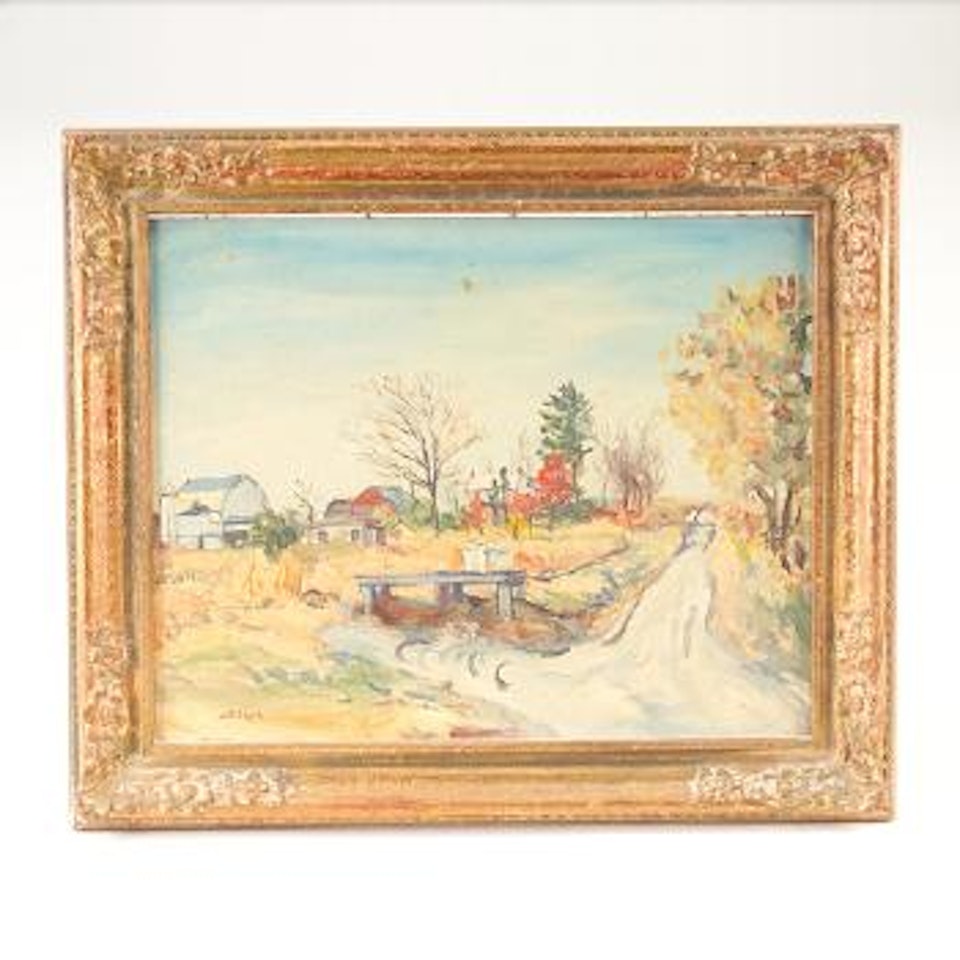 Haring farm, Plumsteadville by Walter Emerson Baum