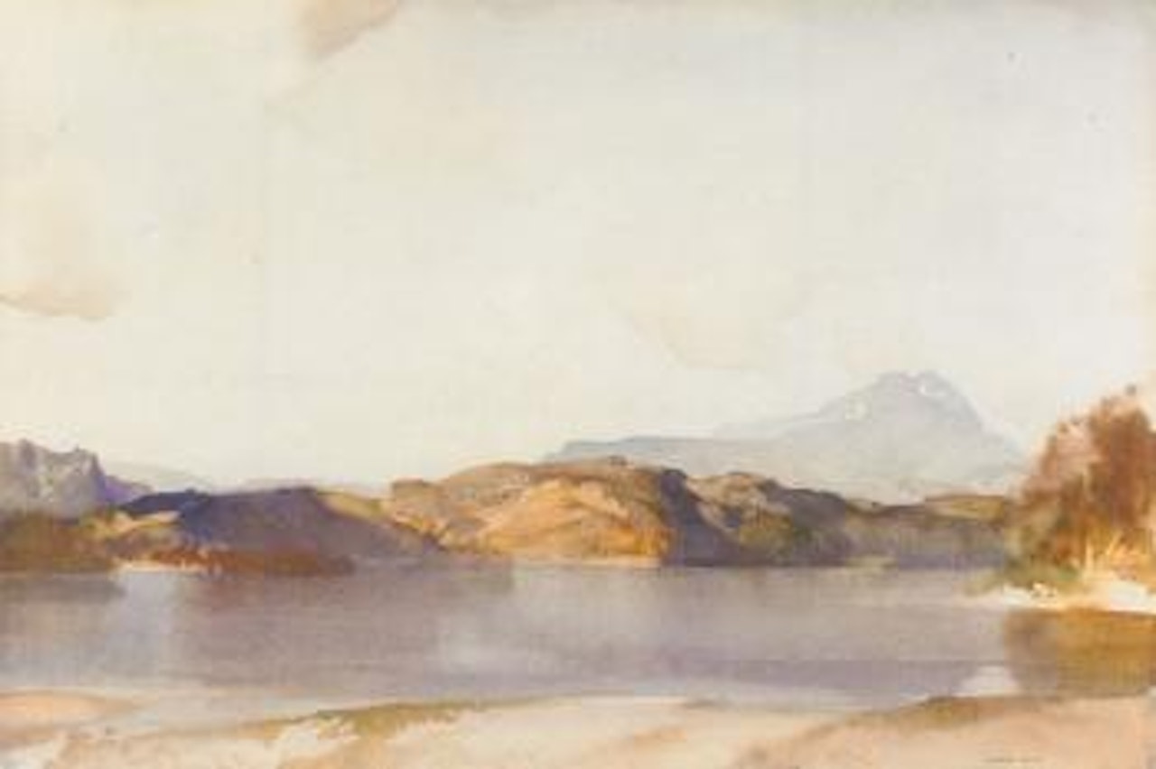 Loch Ard and Ben Lomond by William Russell Flint