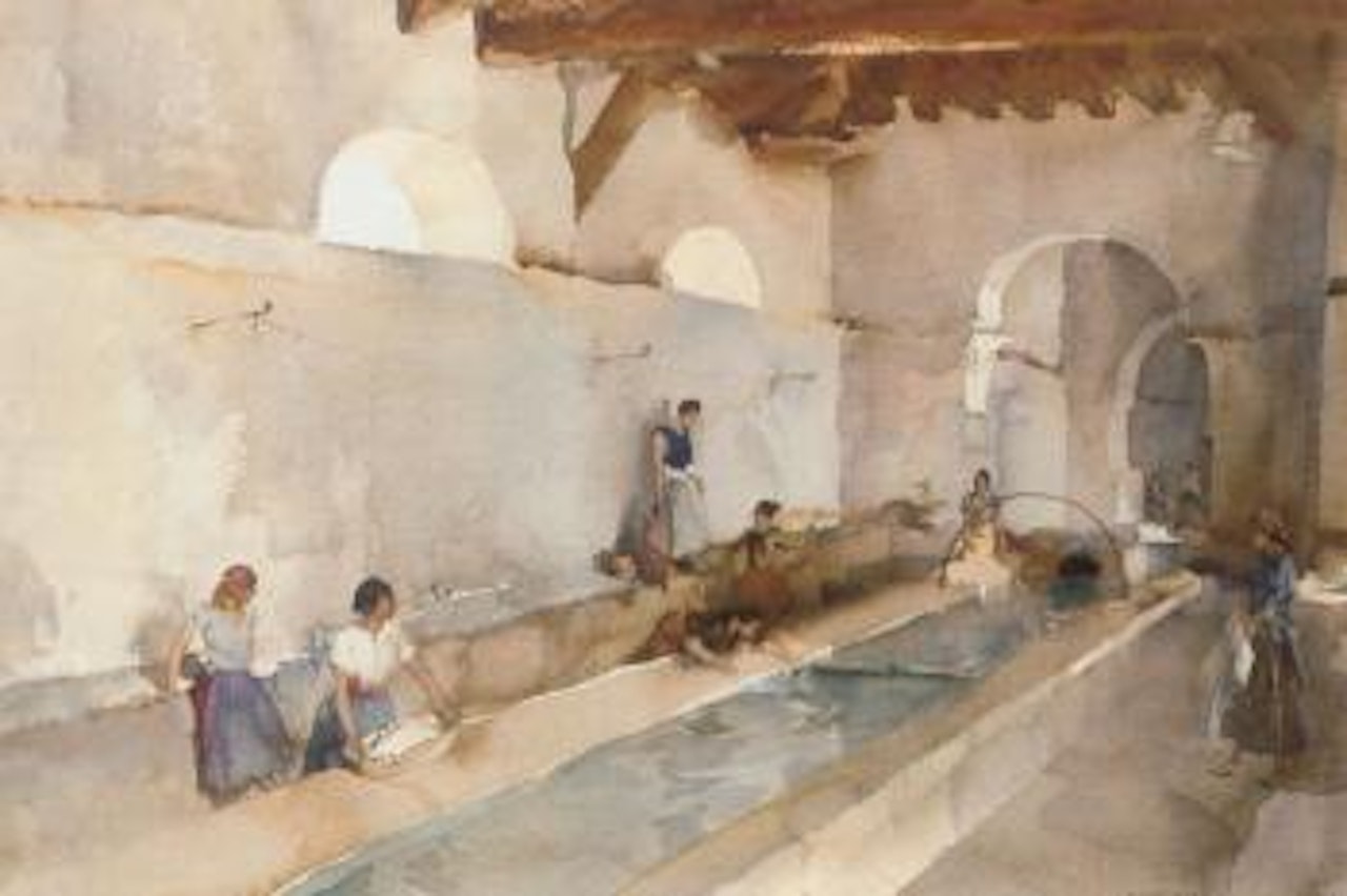 Ripples and chatter, Venice by William Russell Flint
