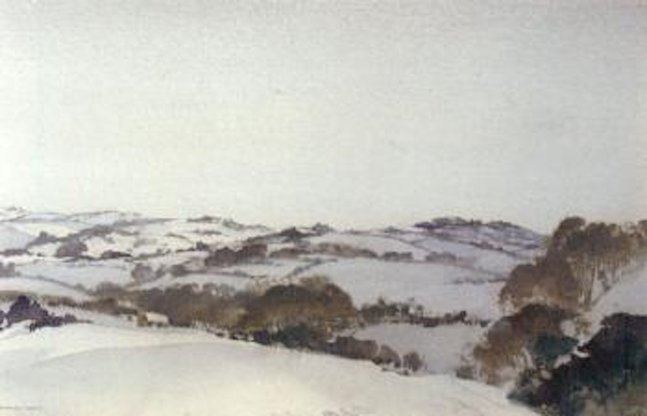 Snow in south Devon by William Russell Flint