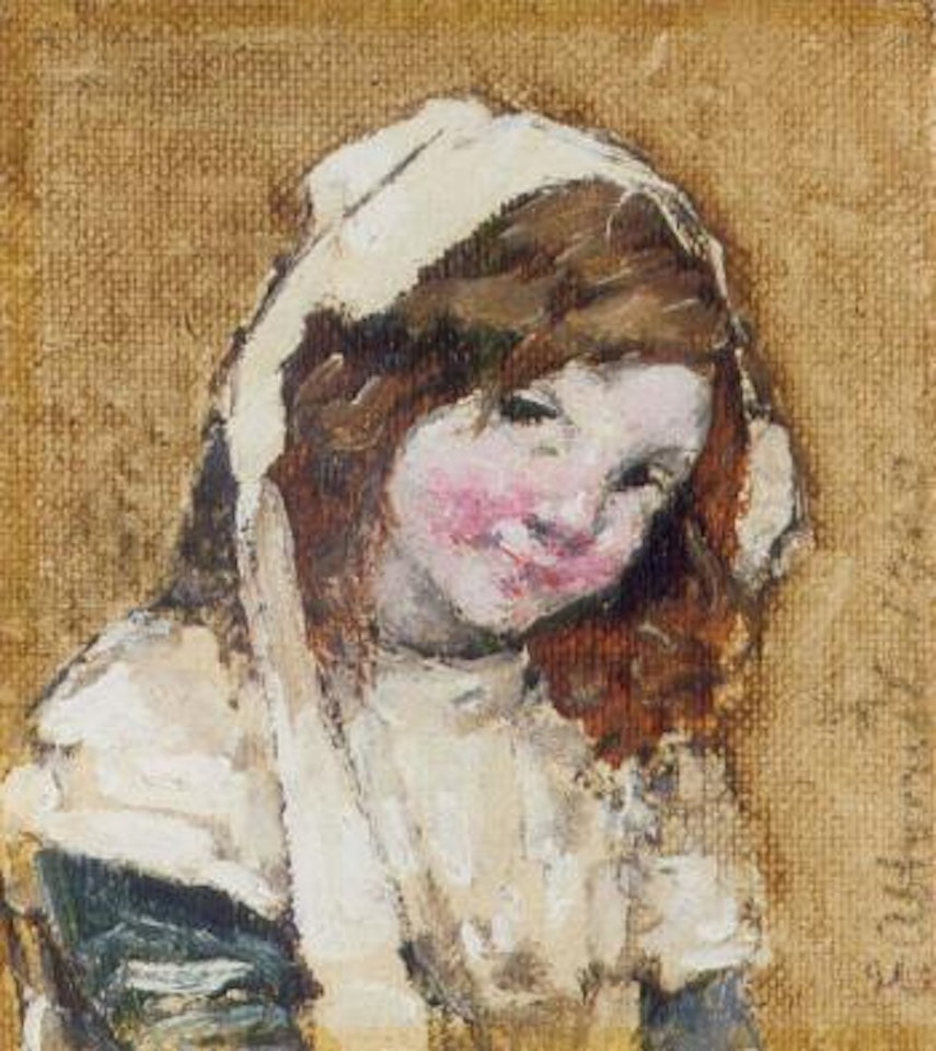 Study of a young girl by Edward Atkinson Hornel