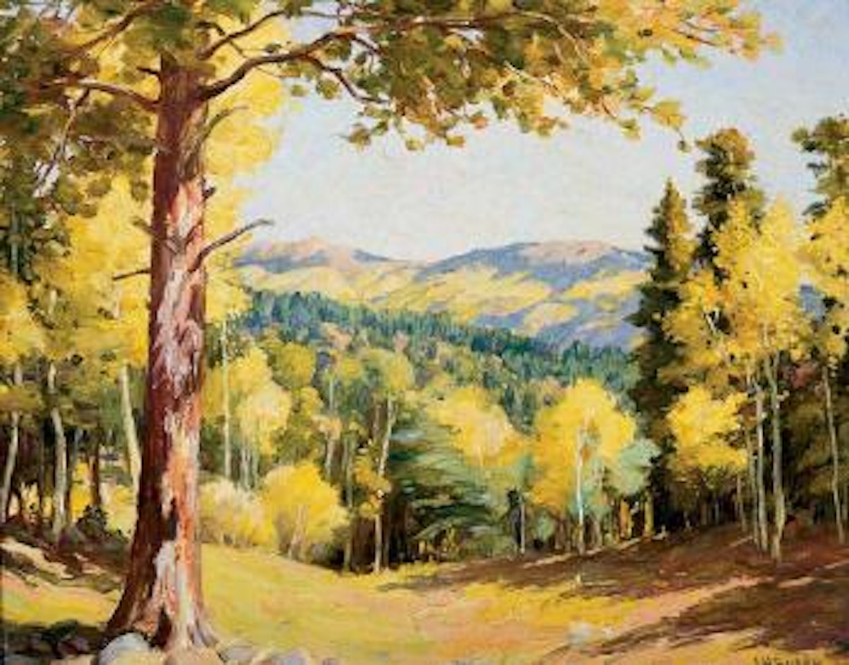 The old arrow tree by Joseph Henry Sharp