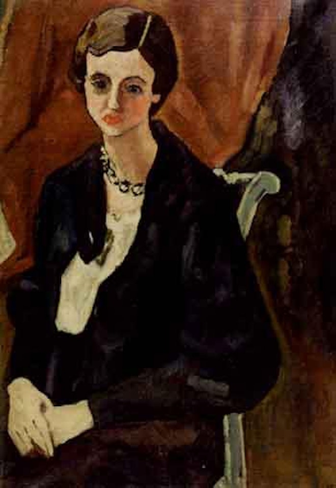 Femme en bleu marine by Louis Valtat