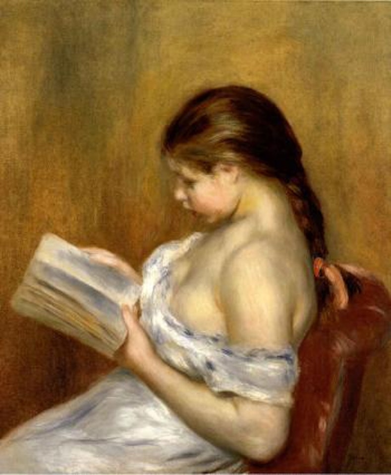Lecture by Pierre-Auguste Renoir