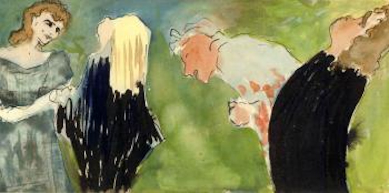 Scene de ' Le malade imaginaire' by Édouard Vuillard