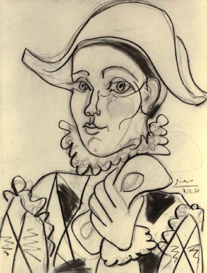 Arlequin by Pablo Picasso