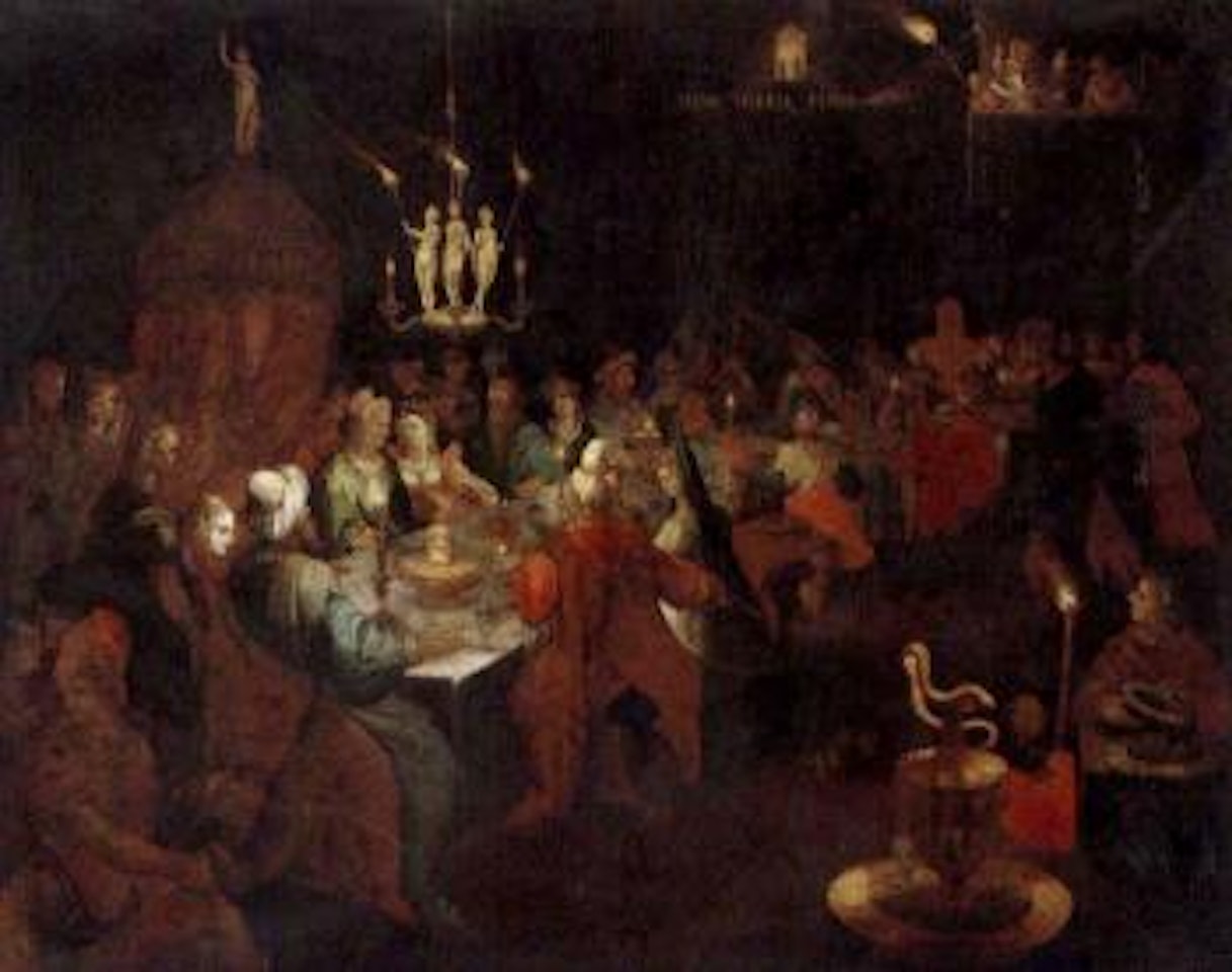 Belshazzar's feast by Frans Francken II