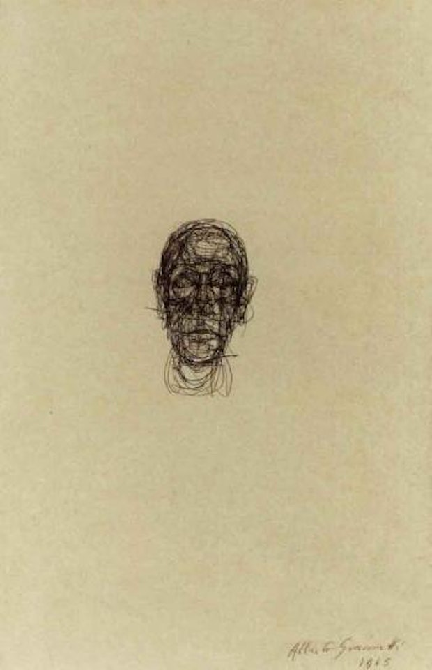 Tete d'homme by Alberto Giacometti