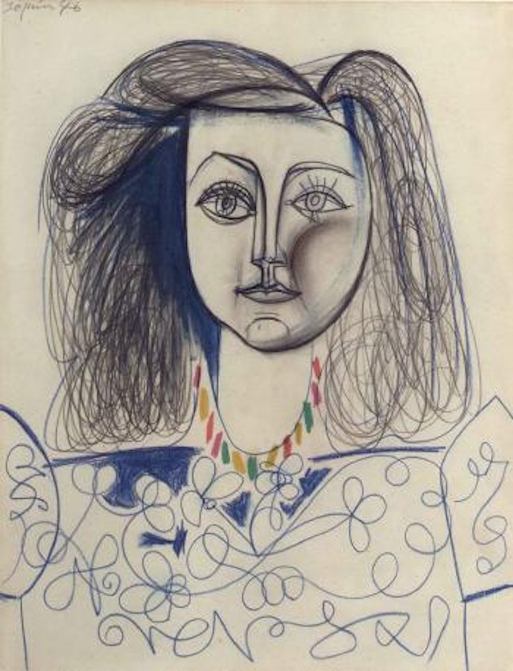 Buste de femme, Francoise Gilot by Pablo Picasso