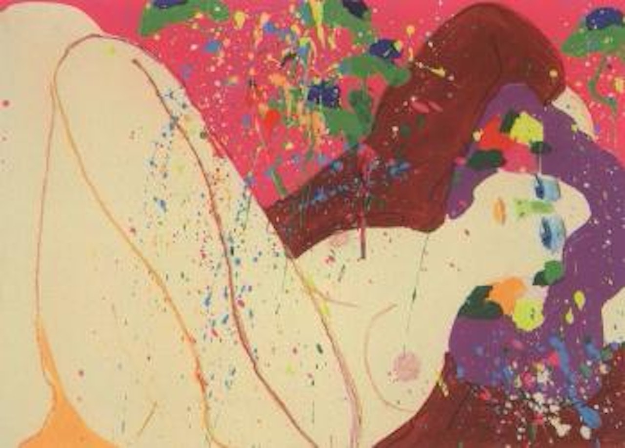 Reclining woman by Walasse Ting