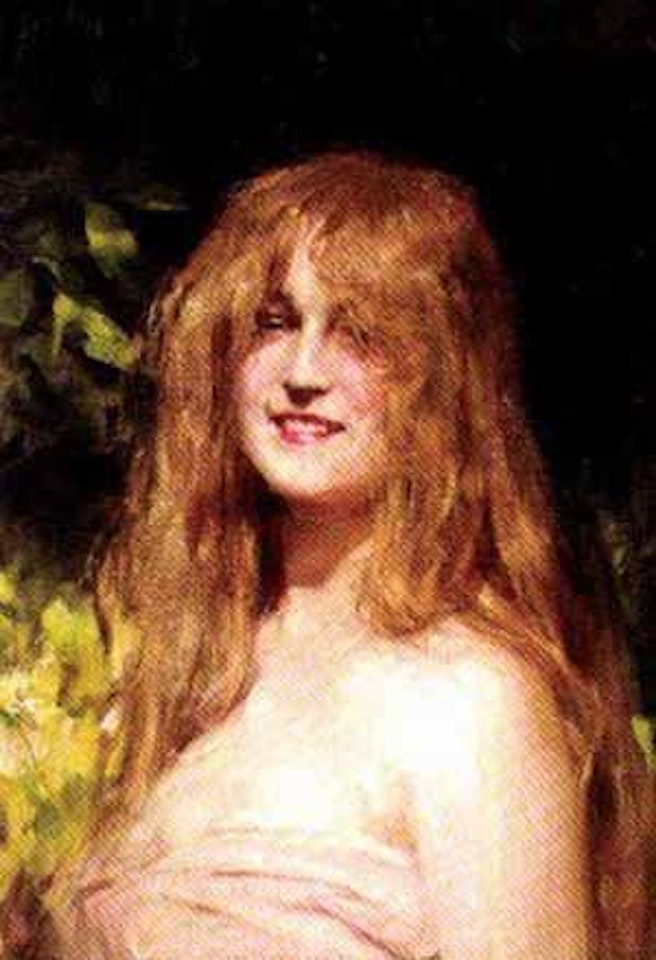 Portrait of a girl by Leon Comerre