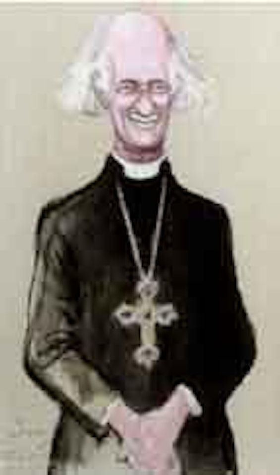Very Rev Dr. Hewlett Johnson by Ronald Searle