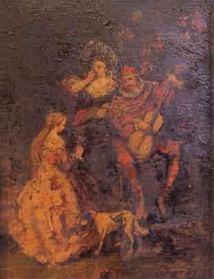 Musical party by Adolphe Monticelli