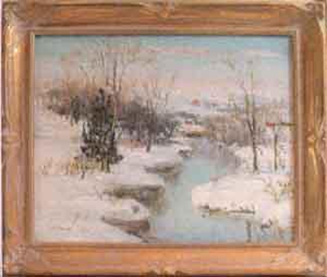 Winter brook by Walter Emerson Baum