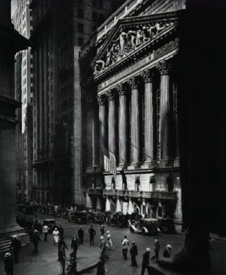 New York stock exchange by Berenice Abbott