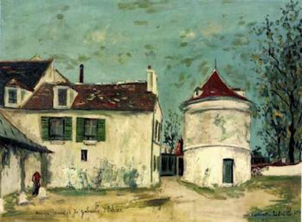 Maison de Gabrielle d'Estrees by Maurice Utrillo