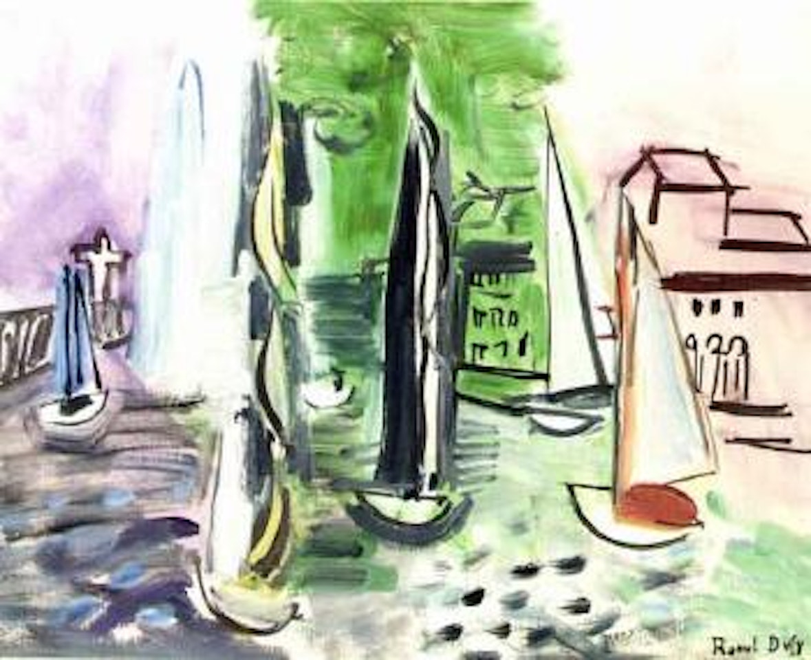 Regates a Trouville by Raoul Dufy