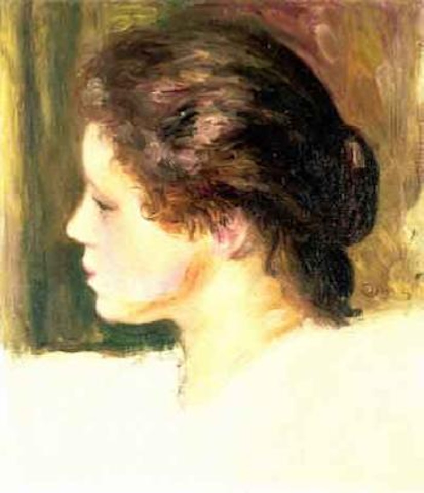 Tete de femme by Pierre-Auguste Renoir
