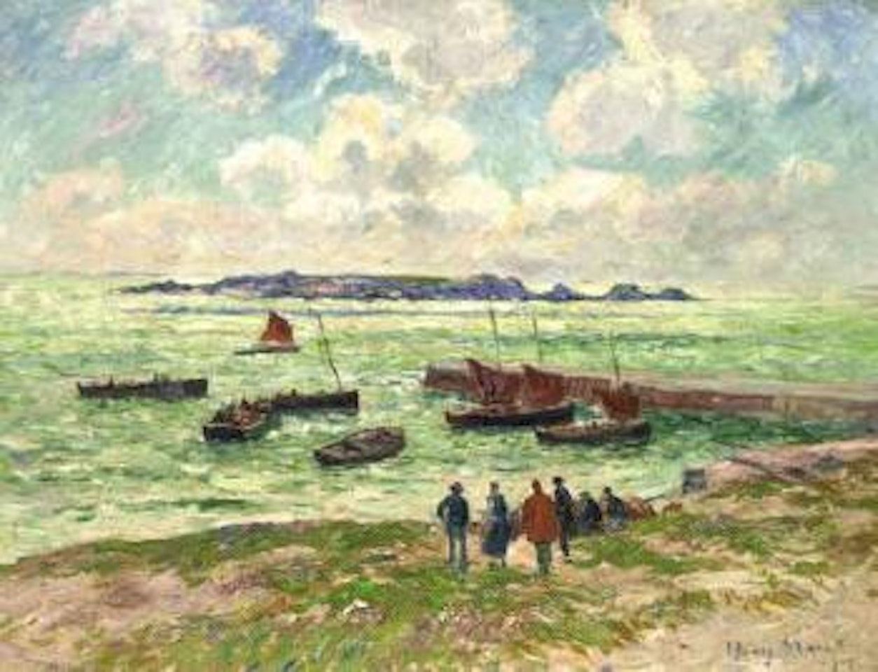 Saint-Guenole, Penmarch by Henry Moret