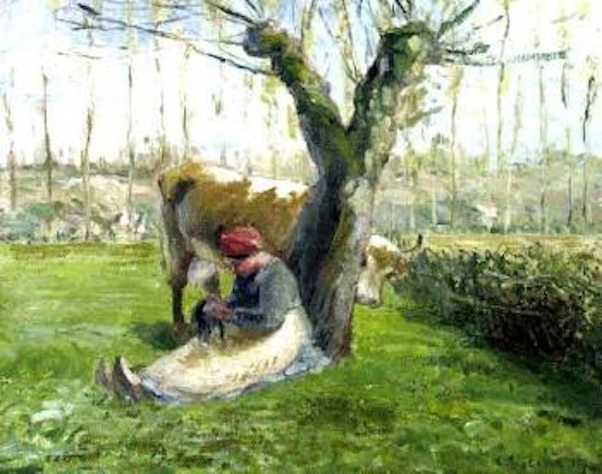 Gardeuse de vaches by Camille Pissarro