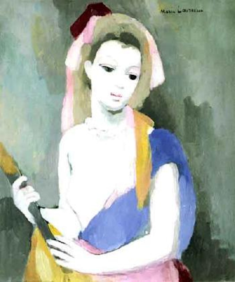 Jeune fille a la guitare by Marie Laurencin