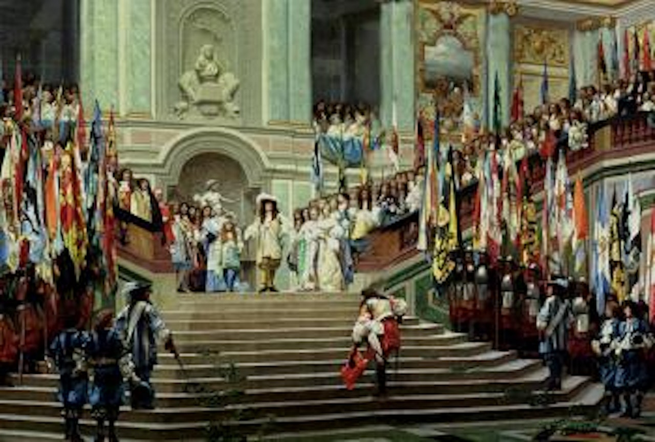 Reception of the Grand Conde at Versailles by Jean Léon Gérome