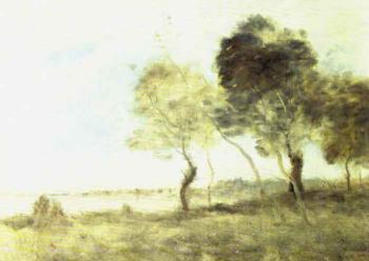 Peupliers by Jean Baptiste Camille Corot